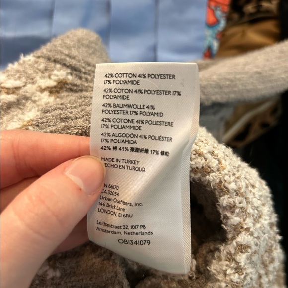 NWT Free People x Revolve Dream Diamonds Knitted Lounge Romper in Grey Combo - Picture 9 of 11